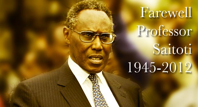 Farewell Professor Saitoti... 