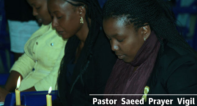Pastor Saeed Prayer Vigil